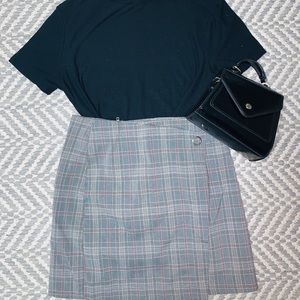 Plaided skirt